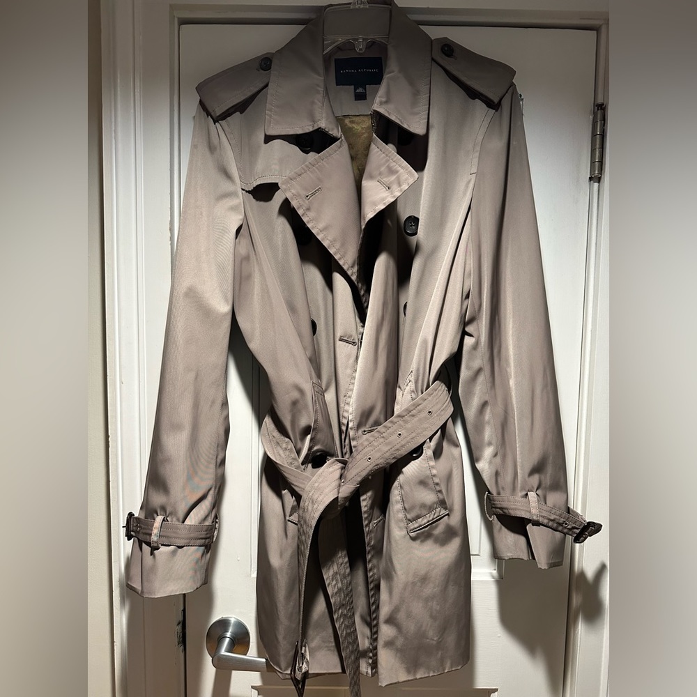 Banana Republic Mid length Trench coat